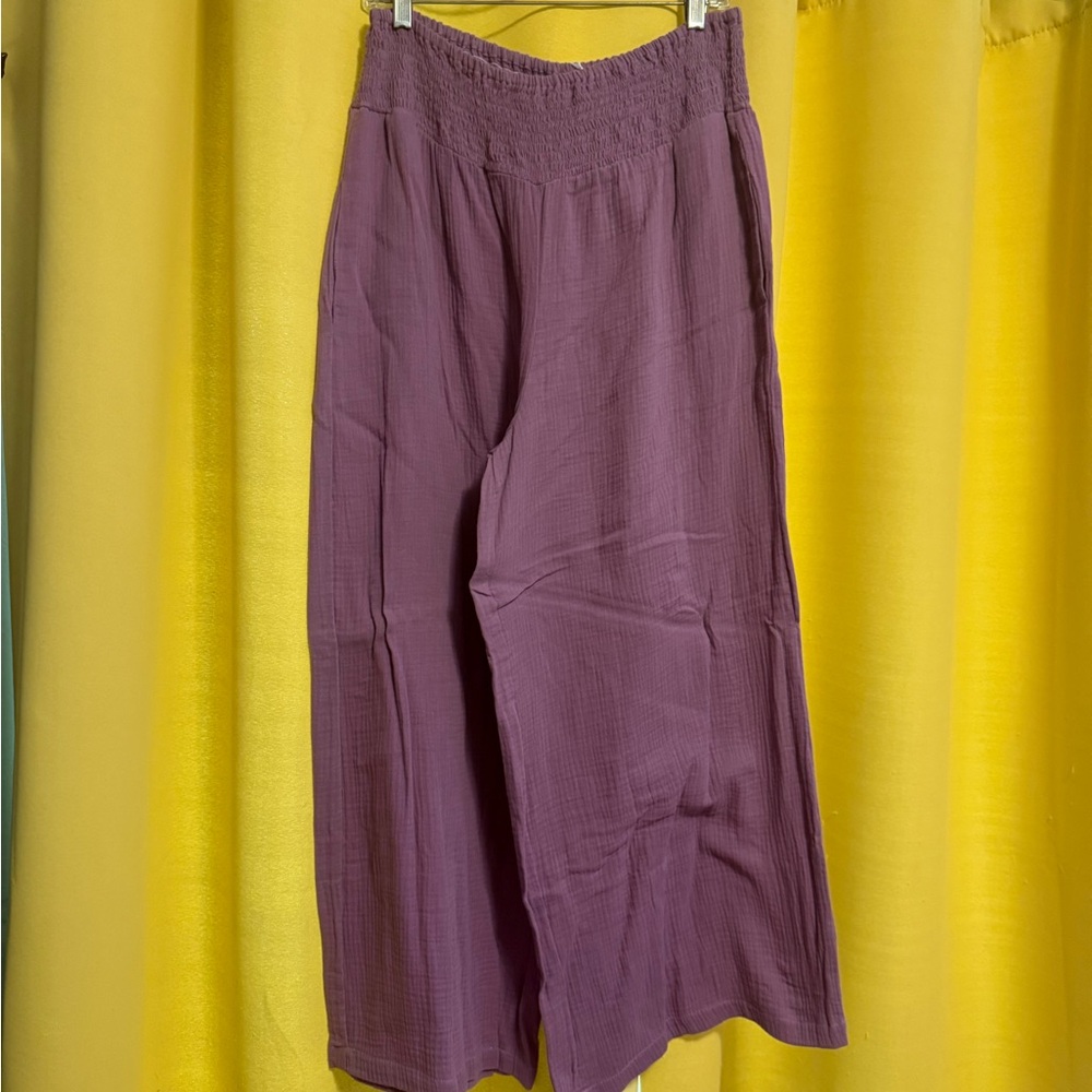 Ava Sky Purple Pants NWT